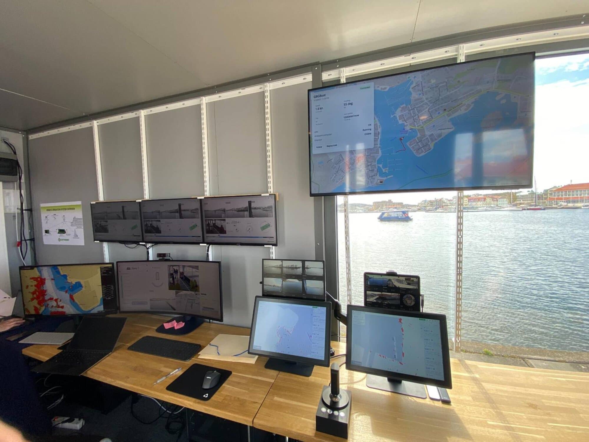 Inside CEROC, the remote operations centre